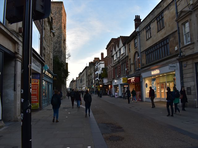 オックスフォードの市街地